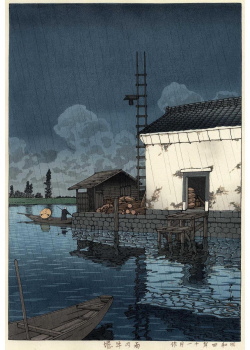 Kawase Hasui - Pluie � Ushibori