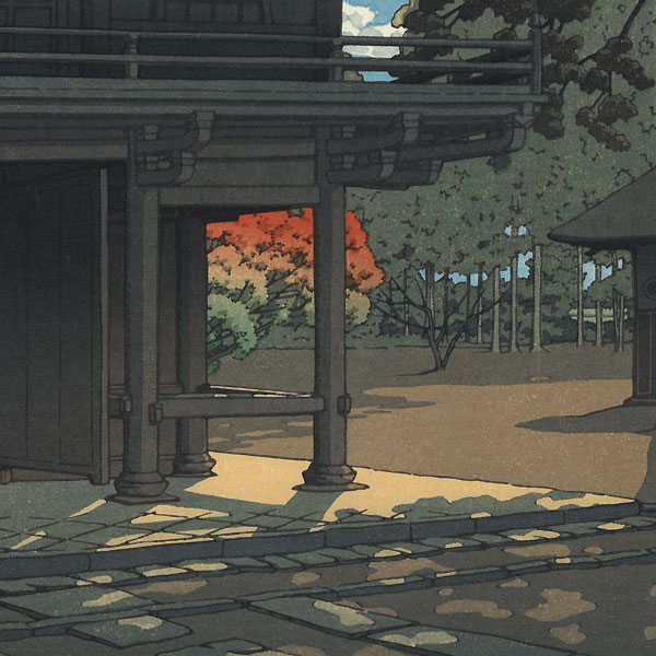 Kawase Hasui - Temple Heirinji  Nobidome, Tokyo 1952 (HK37)
